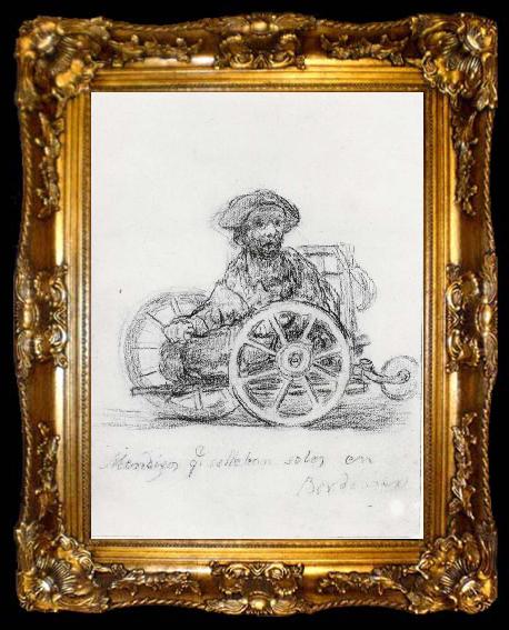 framed  Francisco Goya Mendigos q se lleban solos en Bordeaux, ta009-2